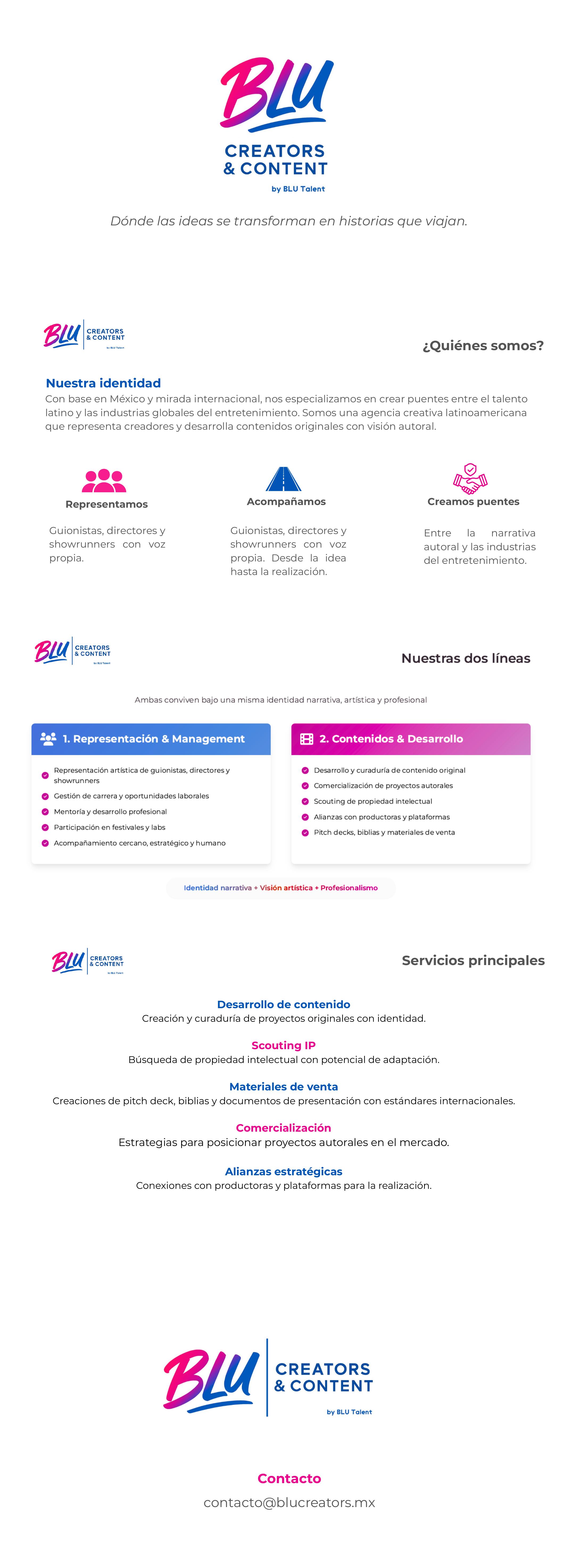 Blu Creators & Content